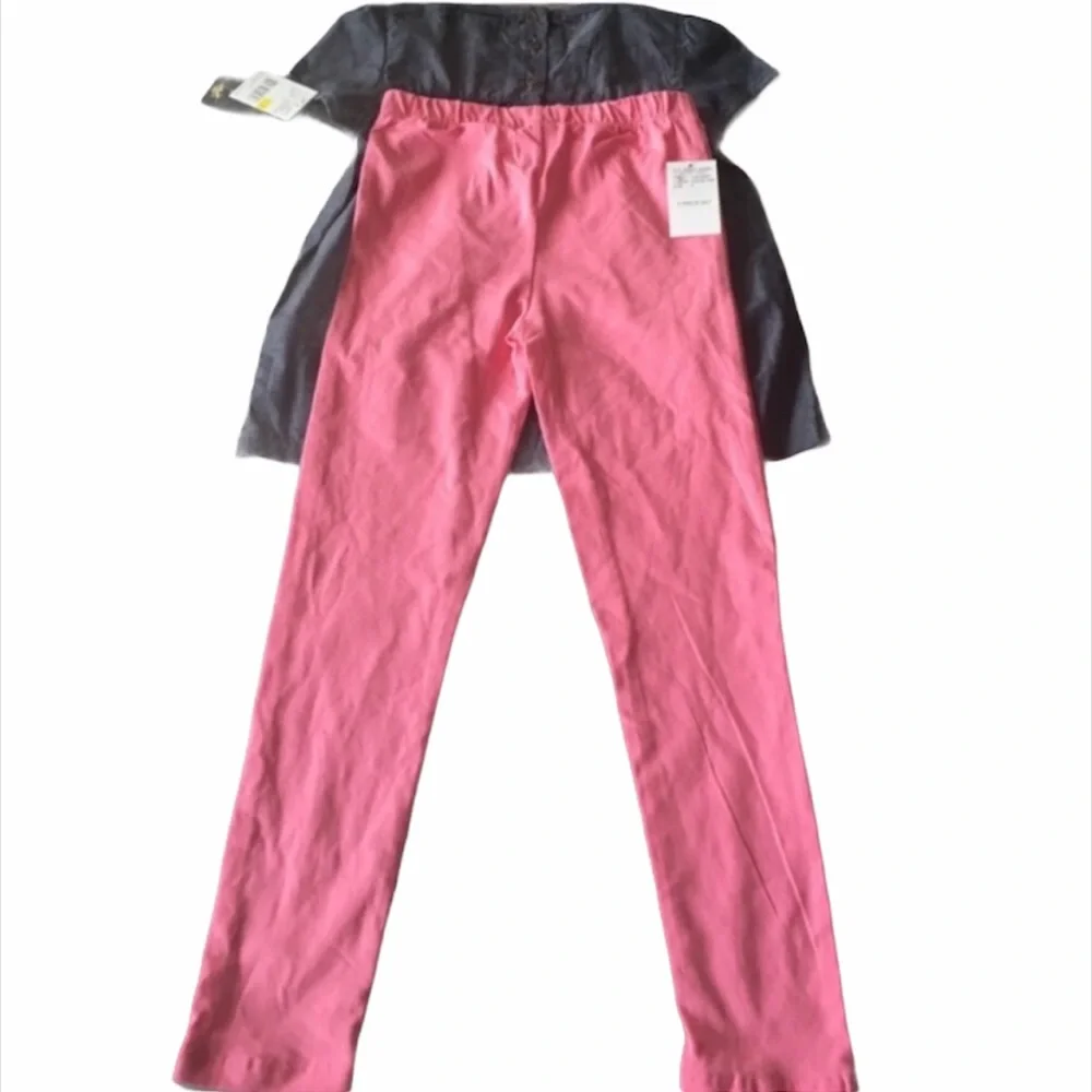 U.S. Polo Assn. Outfit, Denim, Pink, Size 5